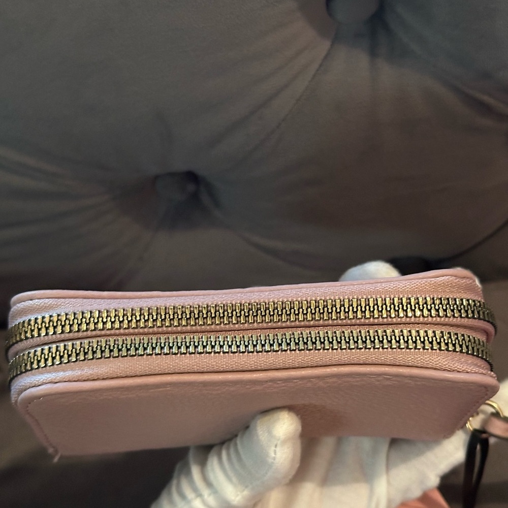 NWT Juicy Couture Liquorice dusty blush Multicompartment Bifold Wallet - Picture 11 of 12
